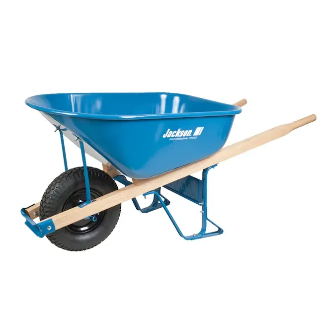 HEAVY DUTY WHEELBARROW FOR EASY LOADING & DUMPING