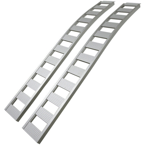 ERICKSON 12 IN. X 90 IN. ALUMINUM NON-FOLDING ARCHED RAMP (1-PAIR)