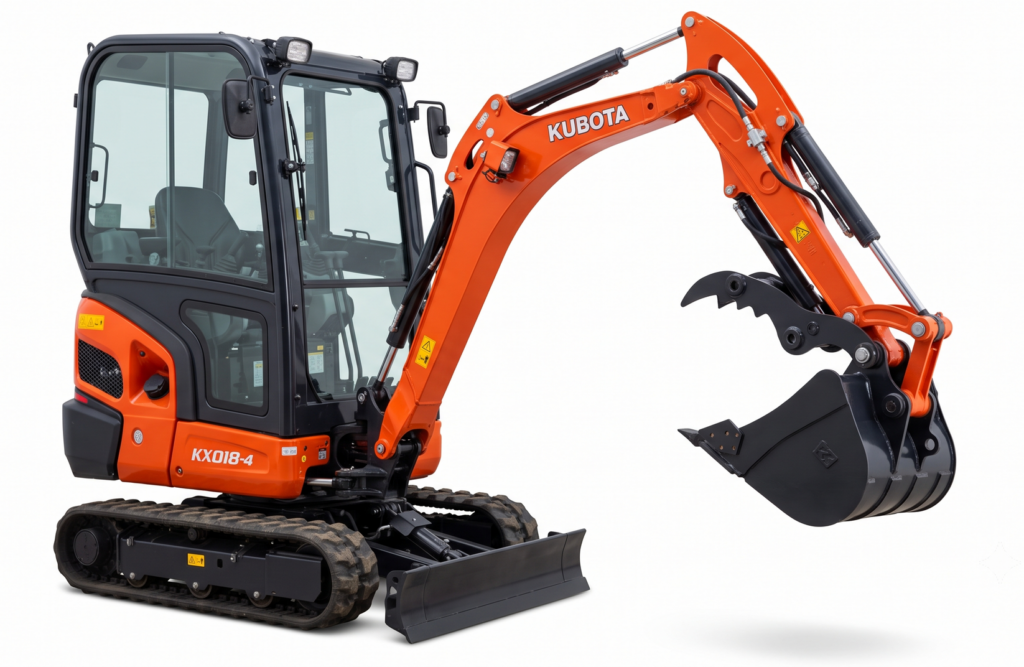 KUBOTA KX018-4 COMPACT EXCAVATOR