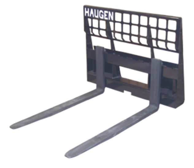 HAUGEN 72″ 6000lb RATED SKID STEER FORKS