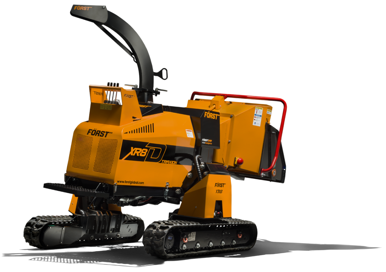 FÖRST XR8D TRACKED WOOD CHIPPER