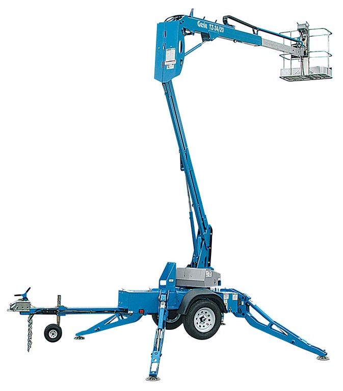GENIE TZ-34/20 TRAILER MOUNTED BOOM LIFT