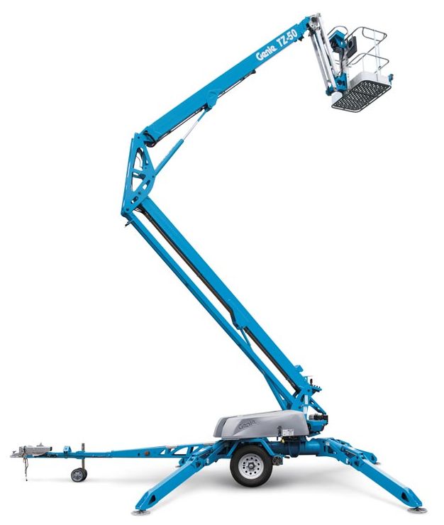 GENIE TZ-50 TRAILER MOUNTED BOOM LIFT
